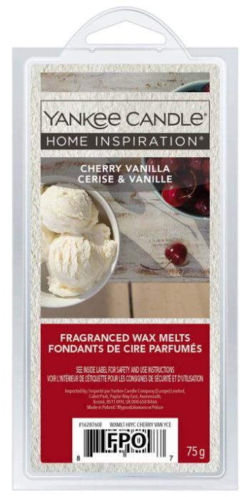 YANKEE CANDLE Yankee Candle Home Inspiration cera per diffusore fragranza Cherry Vanilla (ciliegia e vaniglia)